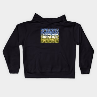 I STAND WITH UKRAINE Kids Hoodie